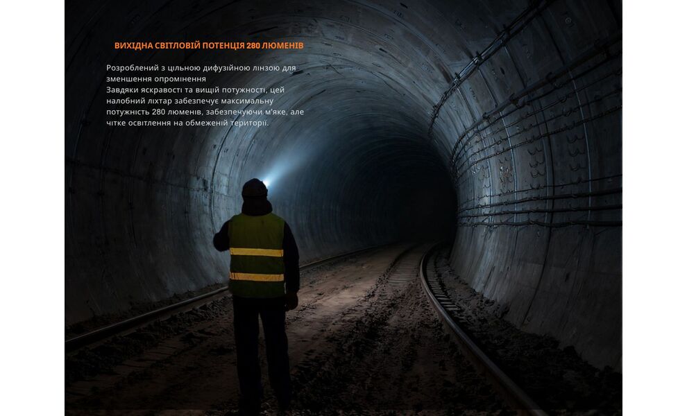 Налобний ліхтар з акумулятором Fenix WH35RE: USB Type-C, зображення 10