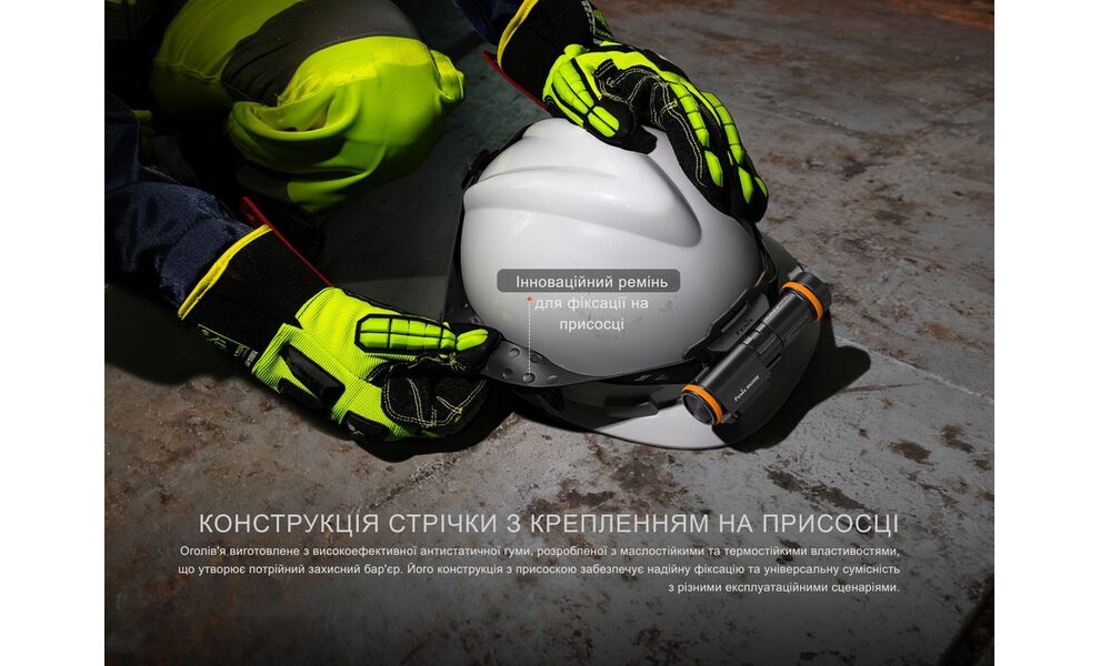 Налобний ліхтар з акумулятором Fenix WH35RE: USB Type-C, зображення 15