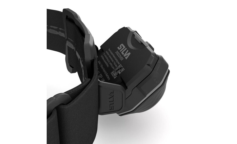 Налобний ліхтар з акумулятором Silva Discover Hybrid з червоним світлом, USB Type-C, Колір корпусу: Black, зображення 4