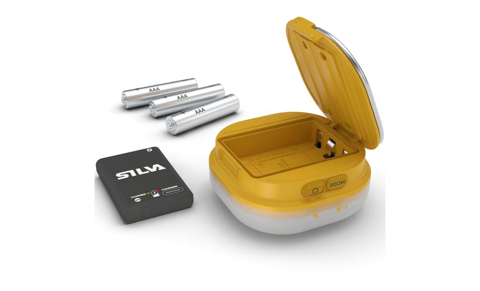 Кемпінговий ліхтар на батарейках Silva Glow (Yellow), Колір корпусу: Yellow, зображення 2