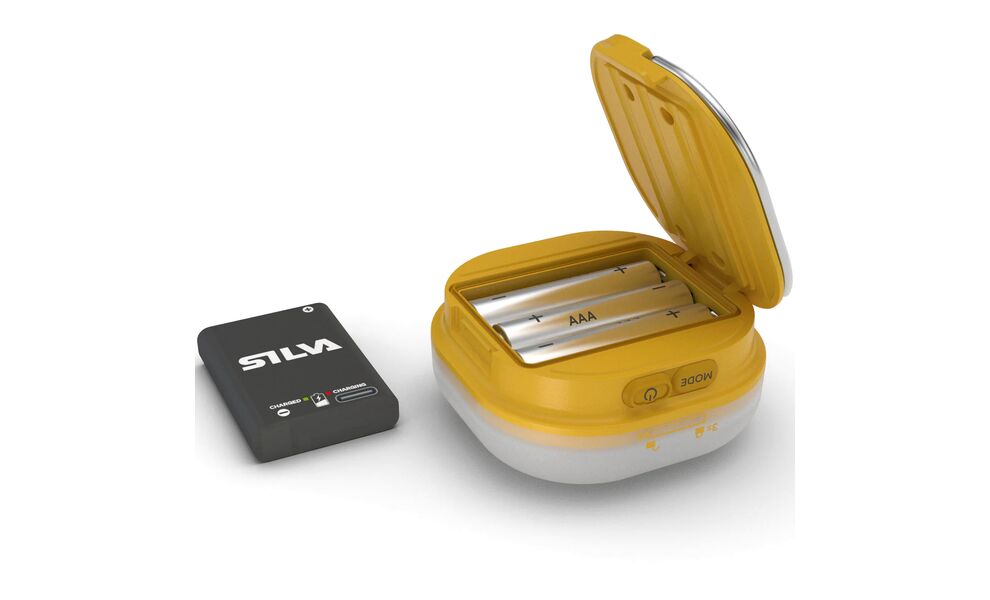 Кемпінговий ліхтар на батарейках Silva Glow (Yellow), Колір корпусу: Yellow, зображення 3