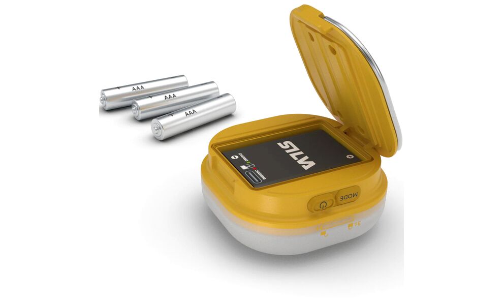 Кемпінговий ліхтар на батарейках Silva Glow (Yellow), Колір корпусу: Yellow, зображення 4