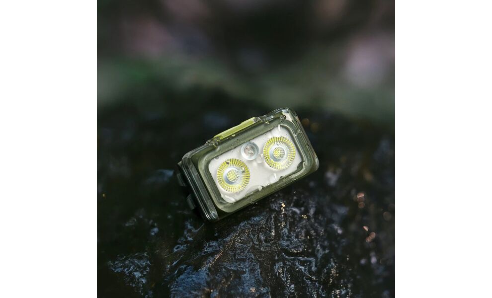 Налобний ліхтар акумуляторний Naturehike CNK2550ZM011 (Grey) з червоним світлом, магнітна зарядка, Колір корпусу: Grey, зображення 2