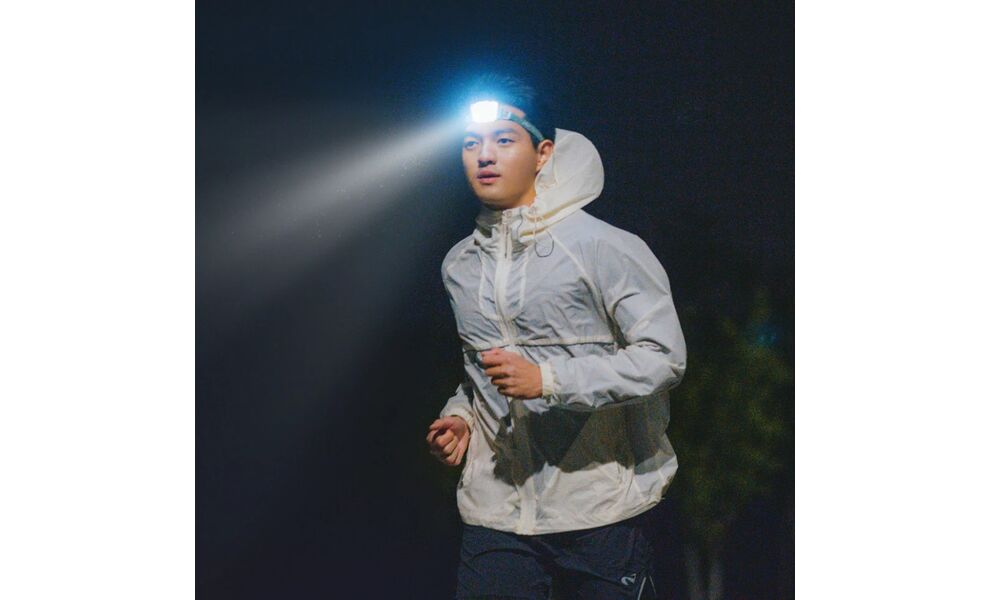 Налобний ліхтар акумуляторний Naturehike CNK2550ZM011 (Grey) з червоним світлом, магнітна зарядка, Колір корпусу: Grey, зображення 9