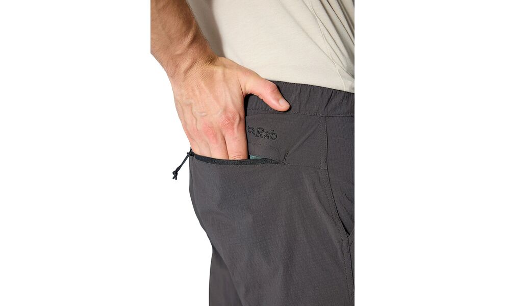 Штани чоловічі Rab Agden - Regular (Anthracite), Колір виробника: Anthracite, Тип довжини: Regular, Розмір: M, зображення 5