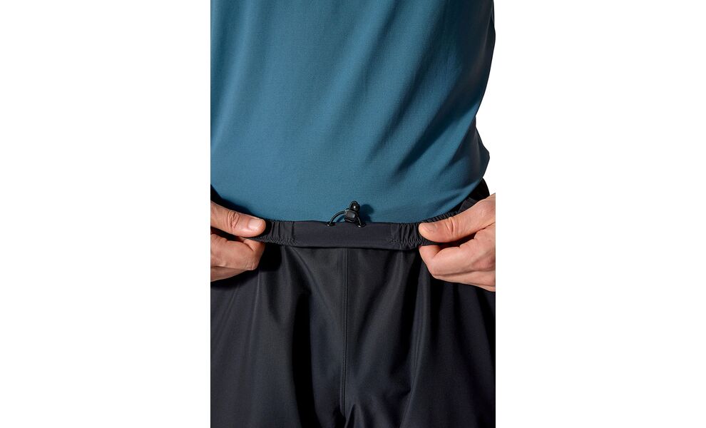 Штани чоловічі Rab Downpour - Regular (Black), Колір виробника: Black, Тип довжини: Regular, Розмір: S, зображення 6
