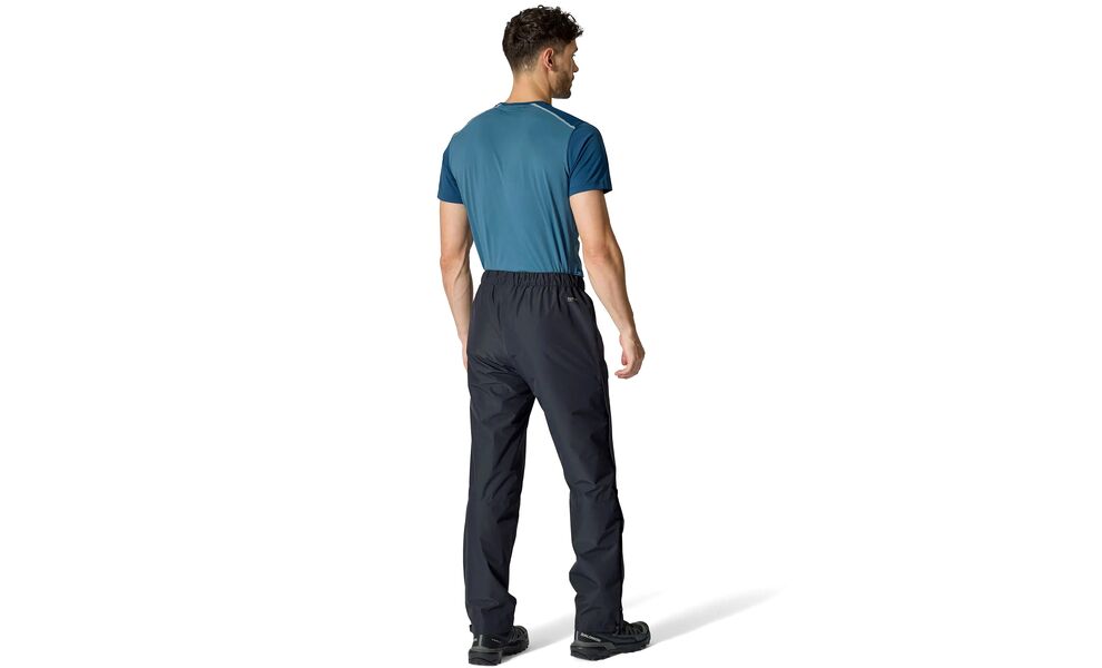 Штани чоловічі Rab Downpour - Regular (Black), Колір виробника: Black, Тип довжини: Regular, Розмір: L, зображення 8