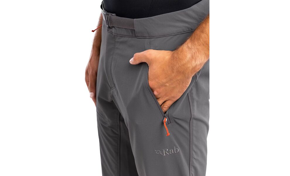 Штани чоловічі Rab Incline AS - Regular (Graphene), Колір виробника: Graphene, Тип довжини: Regular, Розмір: M, зображення 7