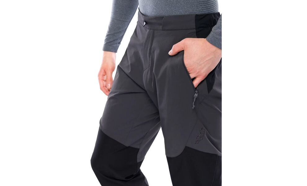 Штани чоловічі Rab Torque - Regular (Anthracite), Колір виробника: Anthracite, Тип довжини: Regular, Розмір: M, зображення 12