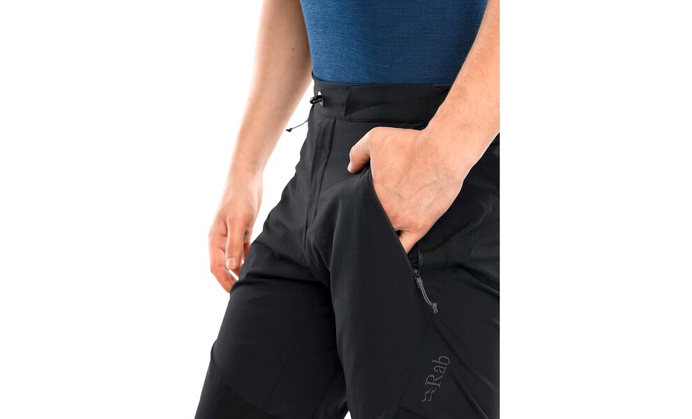 Штани чоловічі Rab Torque - Short (Black), Колір виробника: Black, Тип довжини: Short, Розмір: M, зображення 5