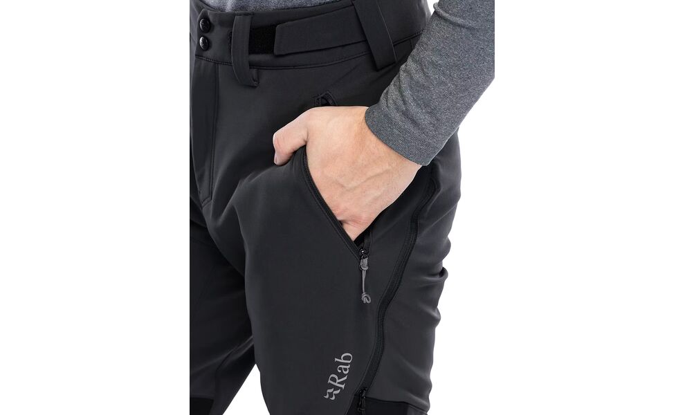 Штани чоловічі Rab Torque Winter (Black), Колір виробника: Black, Тип довжини: Regular, Розмір: L, зображення 15