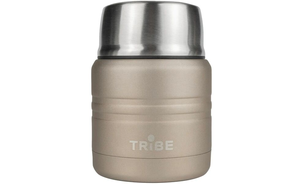 Термос для їжі з ложкою Tribe Food Jar (Beige) на 350 мл, Об'єм: 350, Колір: Beige, зображення 5