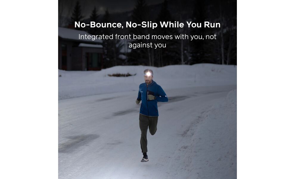 Налобний ліхтар акумуляторний BioLite Dash 450 (Ember Fade) з червоним світлом, USB Type-C, Колір корпусу: Ember Fade, зображення 11