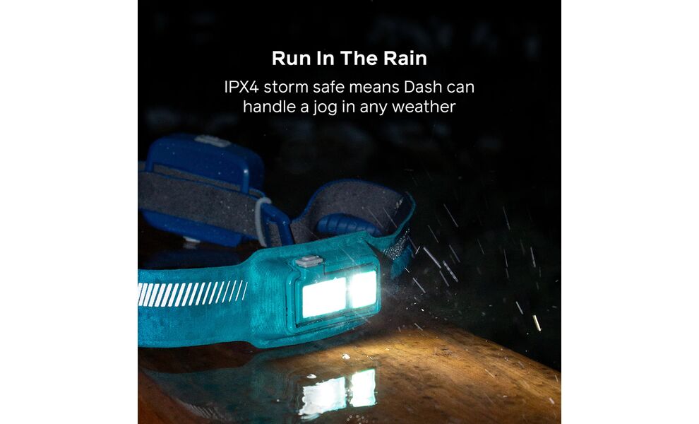 Налобний ліхтар акумуляторний BioLite Dash 450 (Ember Fade) з червоним світлом, USB Type-C, Колір корпусу: Ember Fade, зображення 7