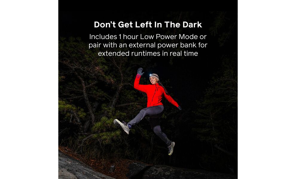 Налобний ліхтар акумуляторний BioLite Dash 450 (Ember Fade) з червоним світлом, USB Type-C, Колір корпусу: Ember Fade, зображення 9