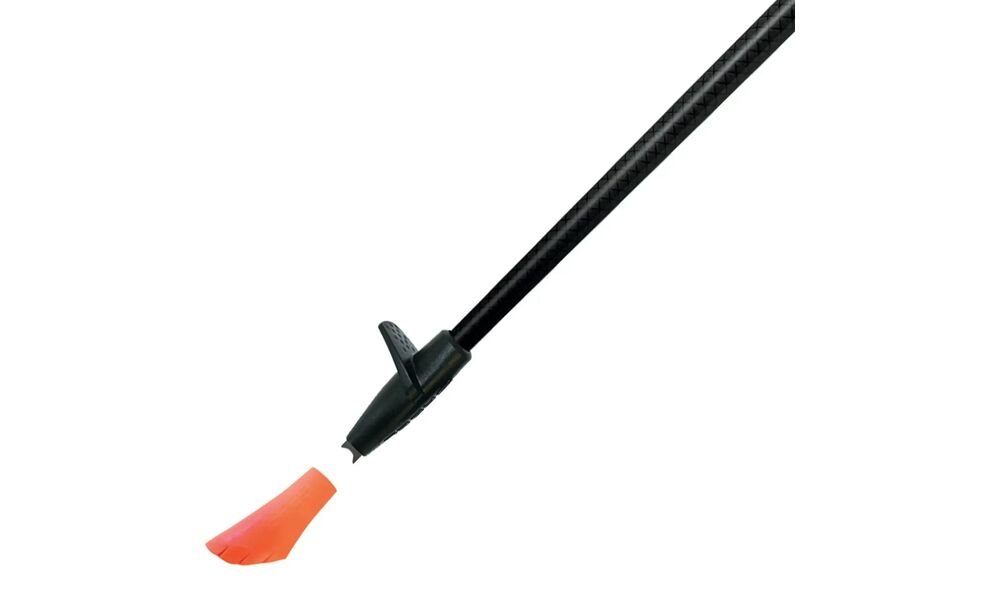 Палиці для скандинавської ходьби Gabel FX-75 Snake Carbon Dual Spike, 135 см, Тип розміру: 135, Колір виробника: Black/Red, зображення 4