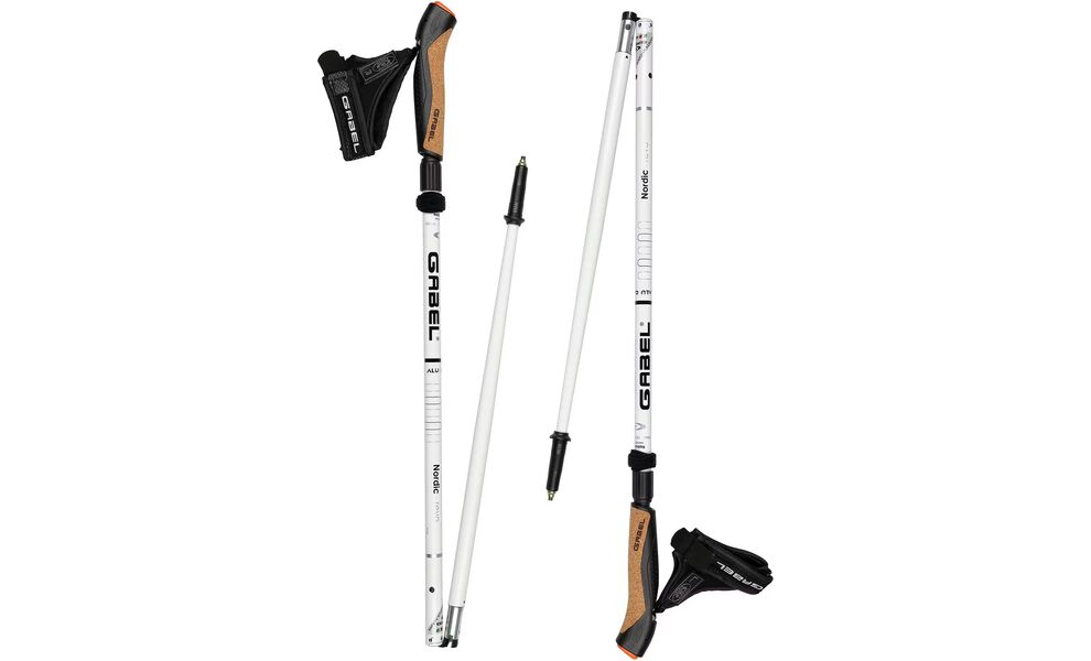 Палиці для скандинавської ходьби Gabel Nordic Revo Alu Carbon, 105-130 см, зображення 3