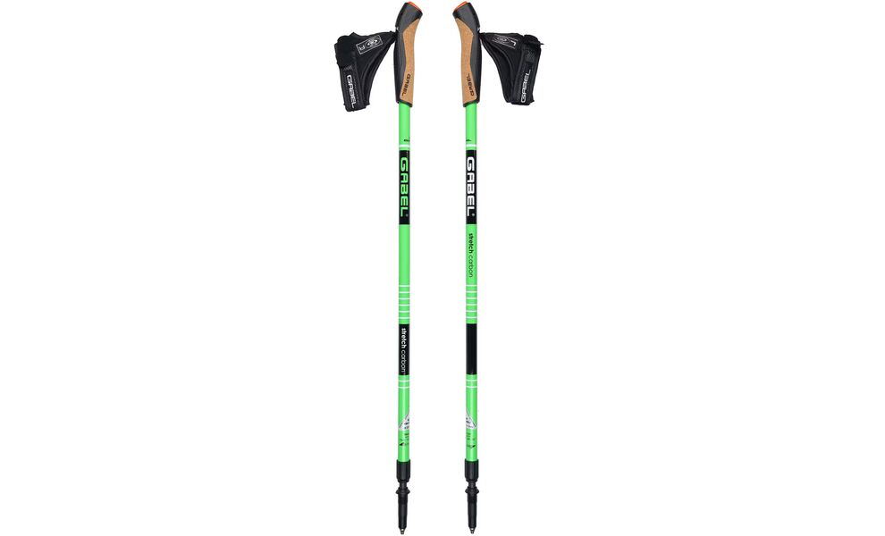 Палиці для скандинавської ходьби Gabel Stretch Carbon, 130 см, зображення 3