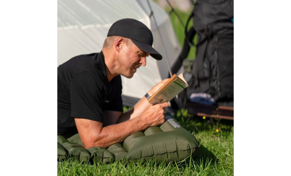 Надувний каремат Naturehike CNK2550WS019 (Green): з вбудованою помпою та подушкою, Товщина: 6,5, Тип розміру: Single, Колір виробника: Green, зображення 8