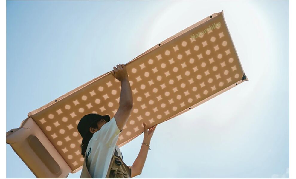 Самонадувний каремат Naturehike CNK2550WS025 (Green): з подушкою, зображення 6