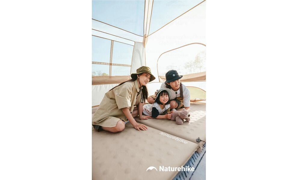 Самонадувний каремат Naturehike CNK2550WS025 (Green): з подушкою, зображення 7