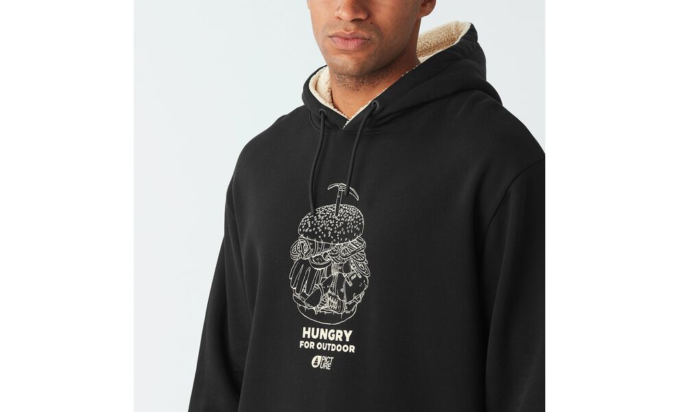 Толстовка чоловіча Picture Organic Julka Plush - MSW0492 (Black), Колір виробника: Black, Розмір: M, зображення 6