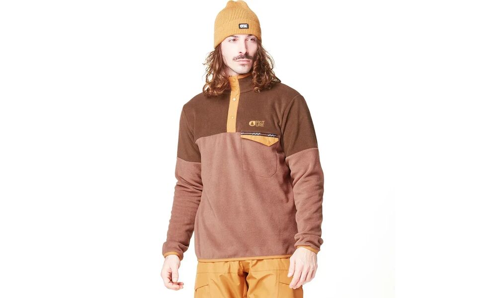 Фліска чоловіча Picture Organic Arcca 1/4 - SMT0136 (Сocoa Brown-Chicory Coffee), Колір виробника: Сocoa Brown-Chicory Coffee, Розмір: M, зображення 3