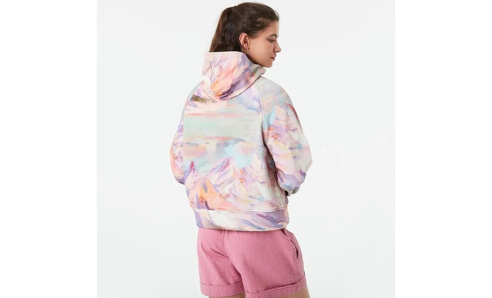 Толстовка жіноча Picture Organic Quenda 1/2 Zip Printed - WSW0374 (Montanea Print), Колір виробника: Montanea Print, Розмір: M, зображення 4