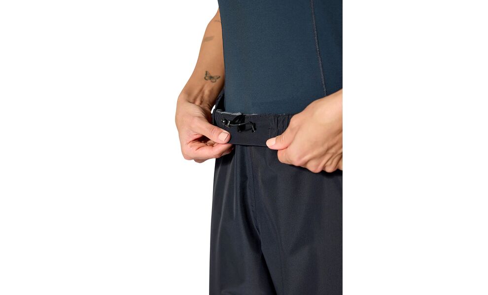 Штани жіночі Rab Downpour - Regular (Black), Колір виробника: Black, Тип довжини: Regular, Розмір: M, зображення 3