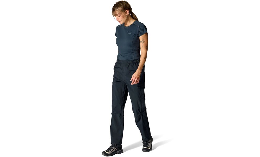 Штани жіночі Rab Firewall - Regular (Black), Колір виробника: Black, Тип довжини: Regular, Розмір: L, зображення 7