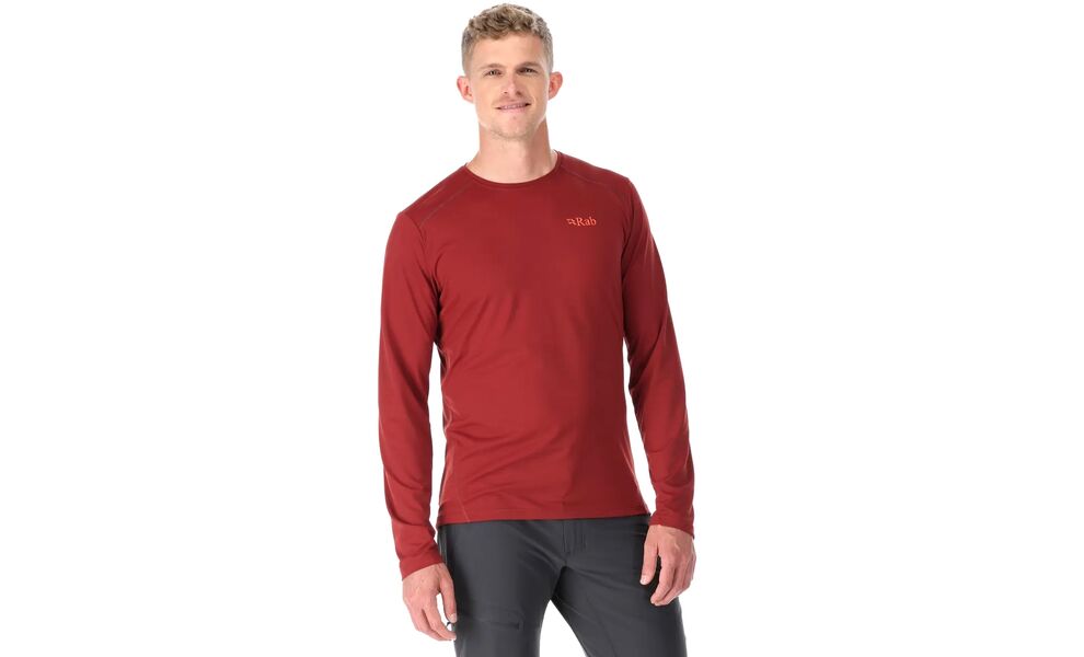 Лонгслів чоловічий Rab Force (Graphene), Колір виробника: Graphene, Розмір: L, зображення 2