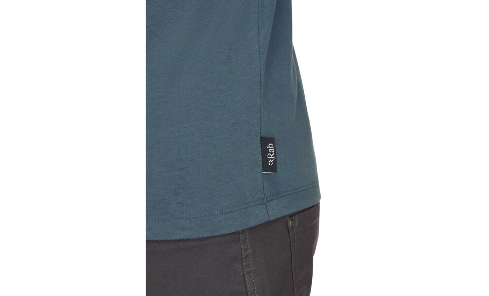 Футболка чоловіча Rab Stance Alpine Peak (Orion Blue), Колір виробника: Orion Blue, Розмір: M, зображення 6