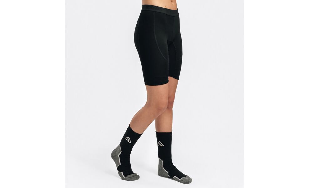 Термотруси жіночі Aclima WarmWool 200 Long Shorts (123/Jet Black), Колір виробника: 123/Jet Black, Розмір: M, зображення 5