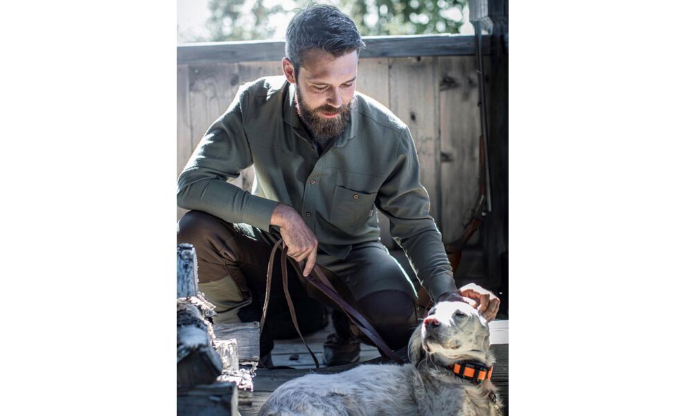 Сорочка чоловіча Aclima LeisureWool 160 Woolshirt (123/Jet Black), Колір виробника: 123/Jet Black, Розмір: M, зображення 5