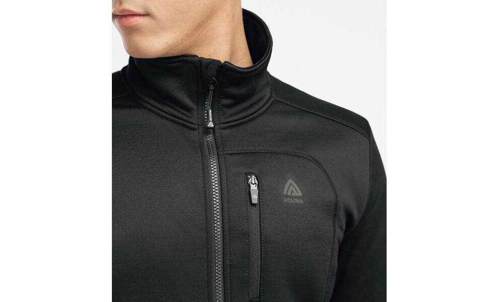 Фліска чоловіча Aclima WoolShell Jacket (123/Jet Black), Колір виробника: 123/Jet Black, Розмір: M, зображення 5
