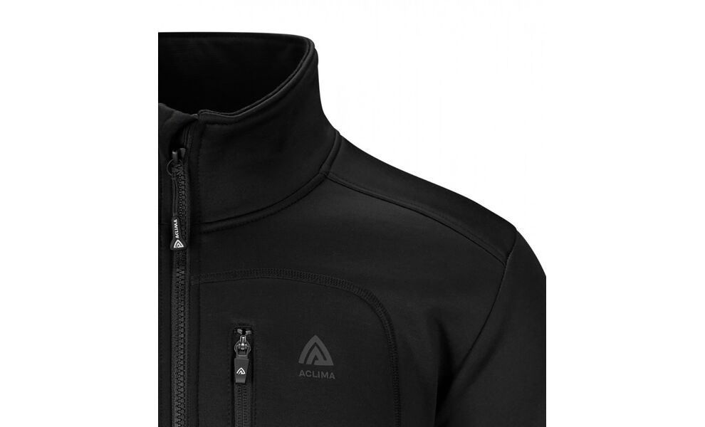 Фліска чоловіча Aclima WoolShell Jacket (123/Jet Black), Колір виробника: 123/Jet Black, Розмір: S, зображення 6