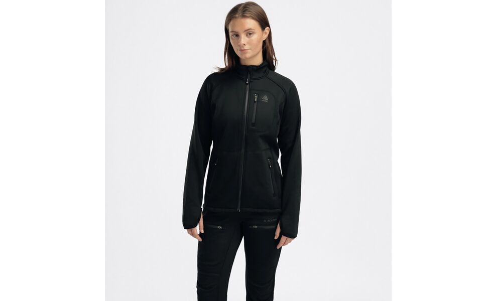 Фліска жіноча Aclima WoolShell Jacket (123/Jet Black), Колір виробника: 123/Jet Black, Розмір: L, зображення 4