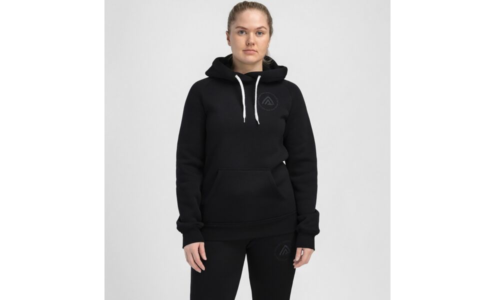 Худі жіноче Aclima FleeceWool 250 V2 Hoodie (123/Jet Black), Колір виробника: 123/Jet Black, Розмір: S, зображення 3