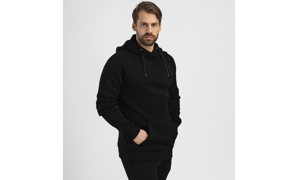 Худі чоловіче Aclima FleeceWool 250 Hoodie (123/Jet Black), Колір виробника: 123/Jet Black, Розмір: XL, зображення 5