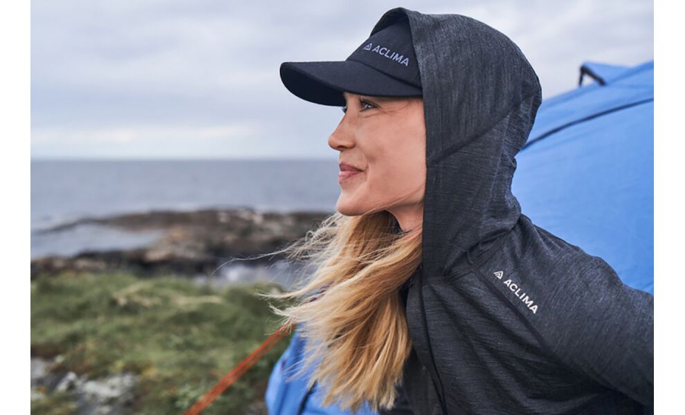 Кепка Aclima ReBorn Caps (276/Dark Grey Melange), Колір виробника: 276/Dark Grey Melange, Тип розміру: L/XL, зображення 10