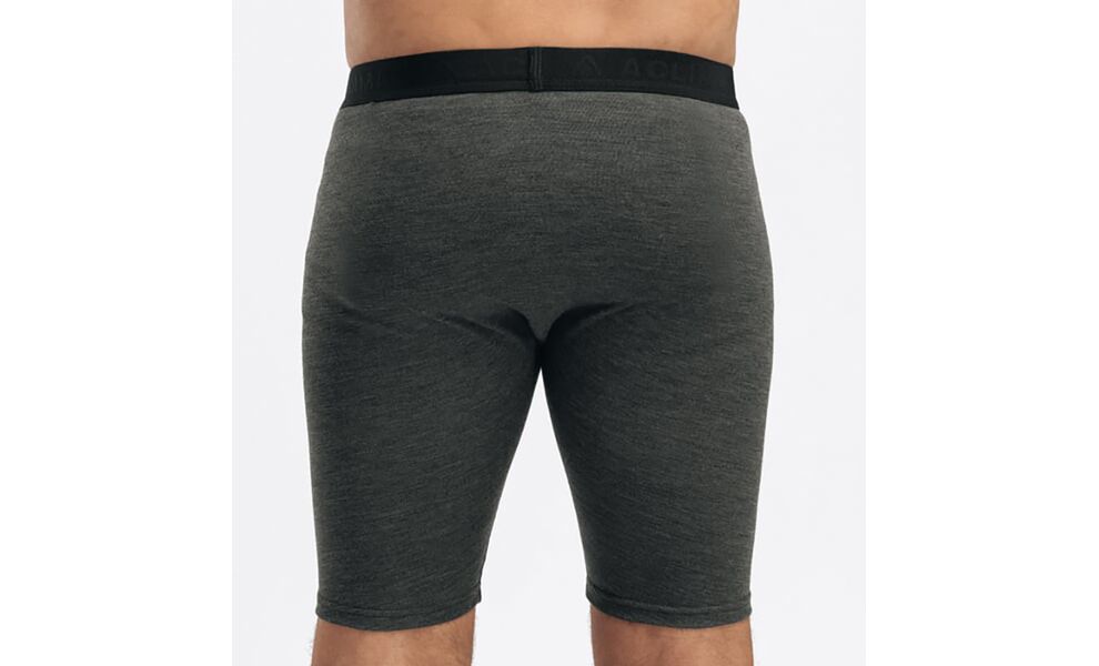 Термотруси чоловічі Aclima WarmWool 200 Shorts Long w/WindWool (400/Jet Black-Marengo), Колір виробника: 400/Jet Black-Marengo, Розмір: M, зображення 4