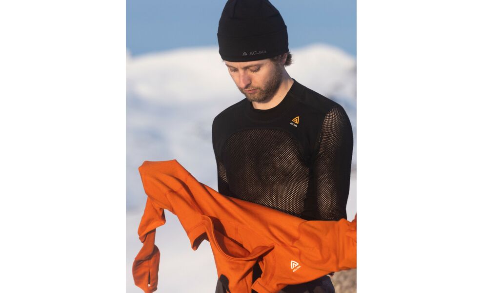 Шапка Aclima WoolNet Original Beanie U (123/Jet Black), Колір: 123/Jet Black, зображення 4