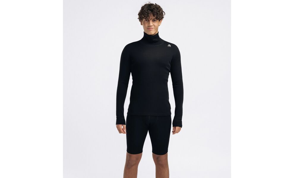 Термокофта чоловіча Aclima WarmWool 200 Roll Neck (123/Jet Black), Колір виробника: 123/Jet Black, Розмір виробника: XL, зображення 4