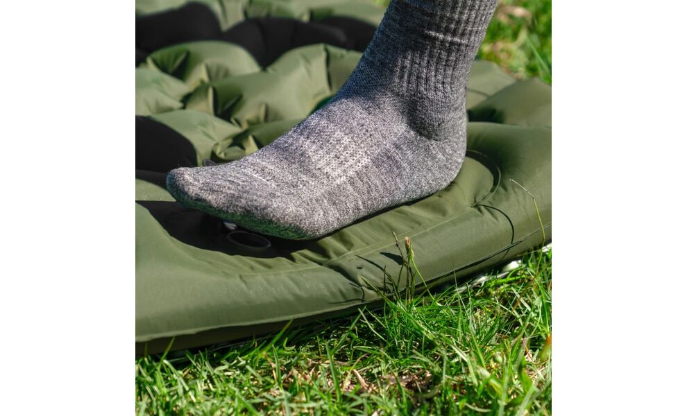 Надувний каремат Naturehike CNK2550WS019 (Green): з мішком-насосом та подушкою, Тип розміру: Single, Колір виробника: Green, зображення 10