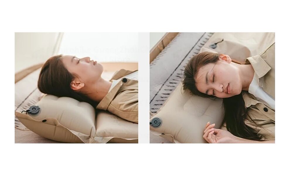 Самонадувний каремат Naturehike CNK2550WS025 (Green): з подушкою, зображення 8