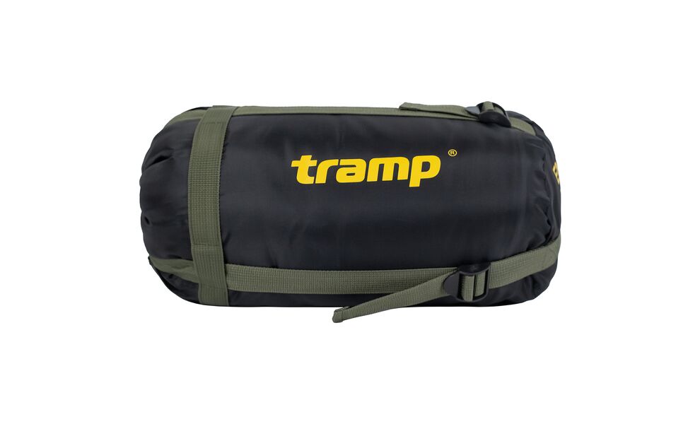 Демісезонний кемпінговий спальник-ковдра Tramp Ember - Regular до 5°C, Максимальний зріст користувача: 170, Колір: Olive, Сторона застібки: ліва, зображення 9