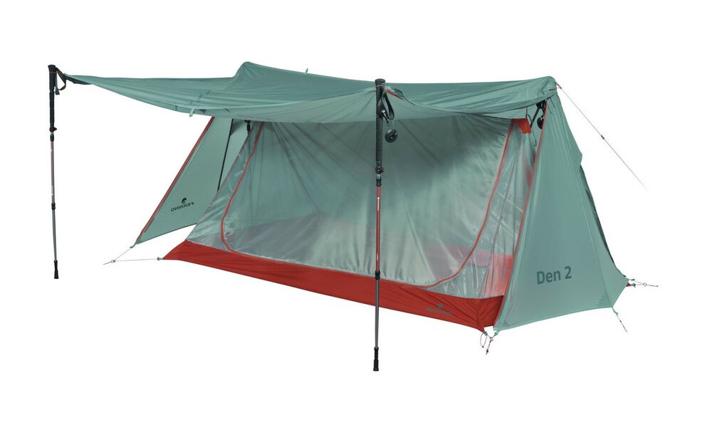 2-місний ультралегкий намет Ferrino Den 2: без каркасу, двошаровий, Кількість місць: 2, Колір: Blue, зображення 3