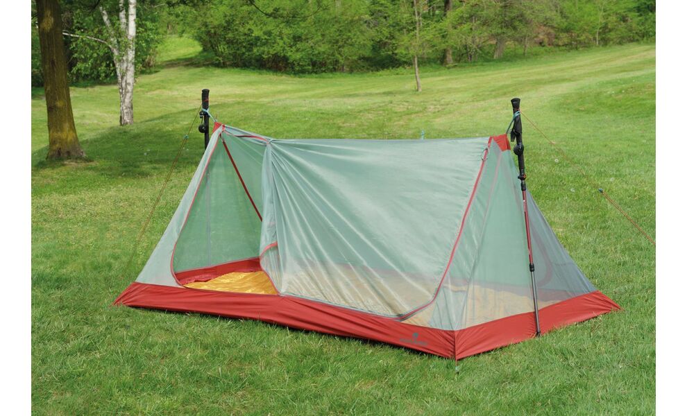 2-місний ультралегкий намет Ferrino Den 2: без каркасу, двошаровий, Кількість місць: 2, Колір: Blue, зображення 8