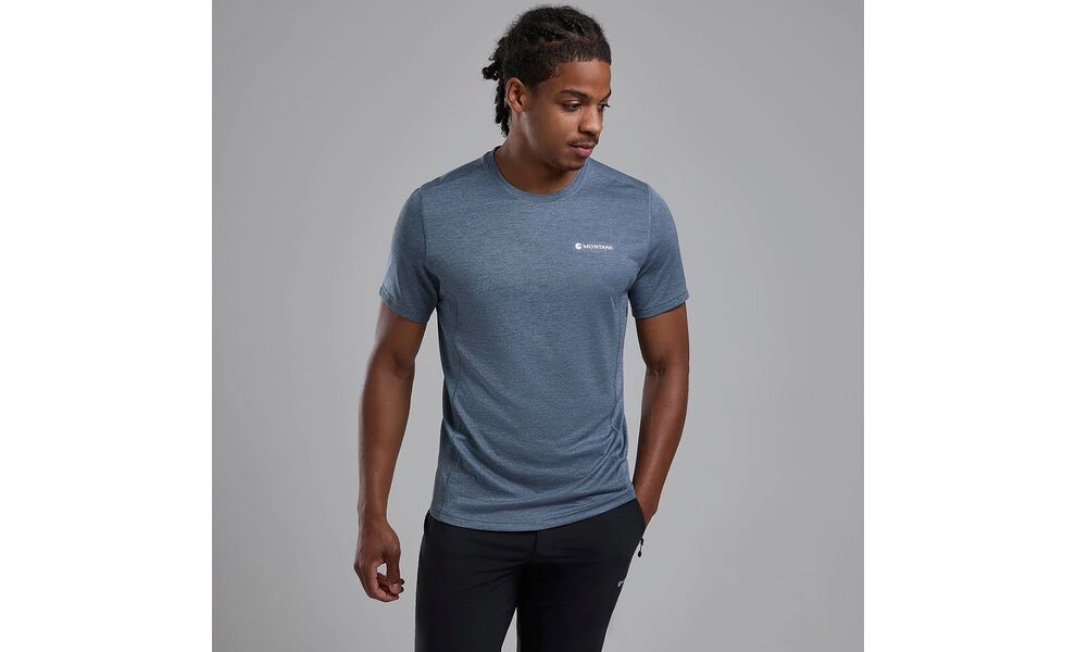 Термофутболка чоловіча Montane Dart - MDTTS (Stone Blue), Колір виробника: Stone Blue, Розмір виробника: S, зображення 2