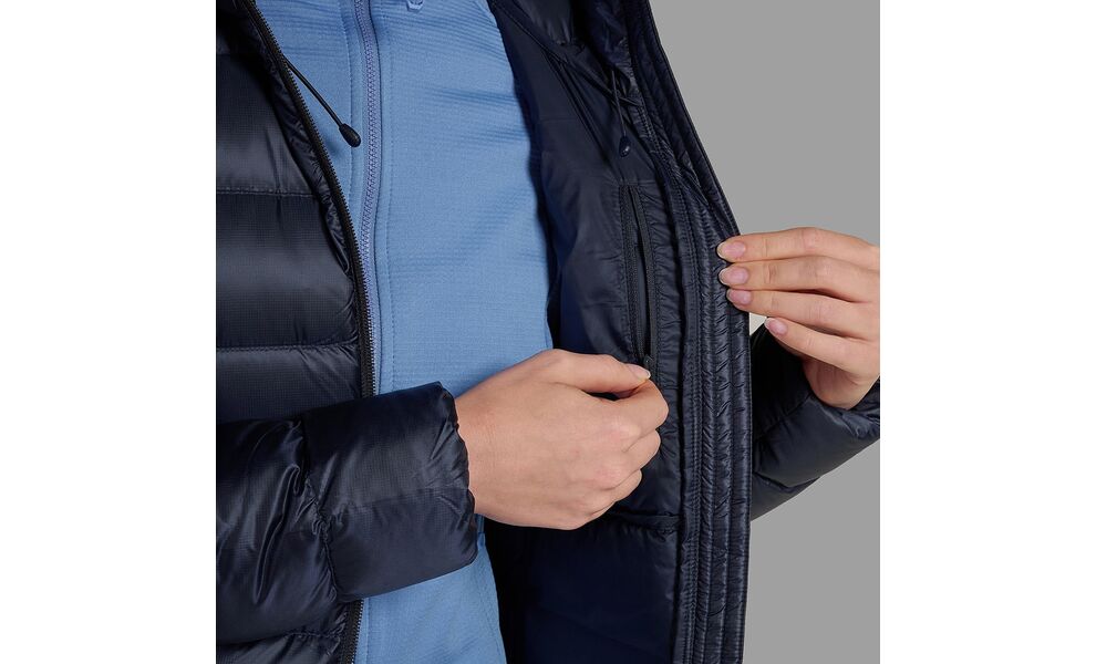 Пуховик жіночий Montane Anti-Freeze XT Hoodie - FAXTH (Eclipse Blue), Колір виробника: Eclipse Blue, Розмір: M/EU 40, зображення 7